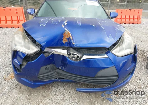 2014 Hyundai Veloster Base W/Black из США, поврежденный, VIN KMHTC6AD9EU211184